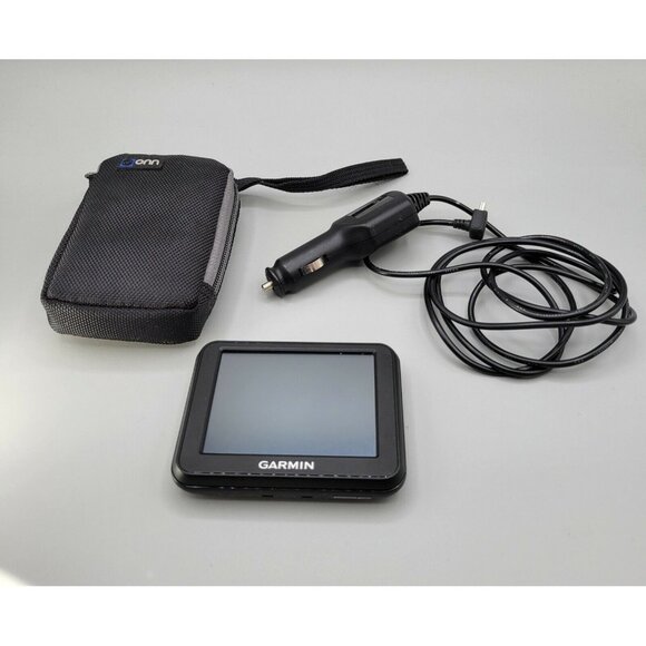 Garmin Nuvi 30 GPS Touchscreen Bundle With Power Car Charger and Onn Case TESTED - Picture 1 of 9